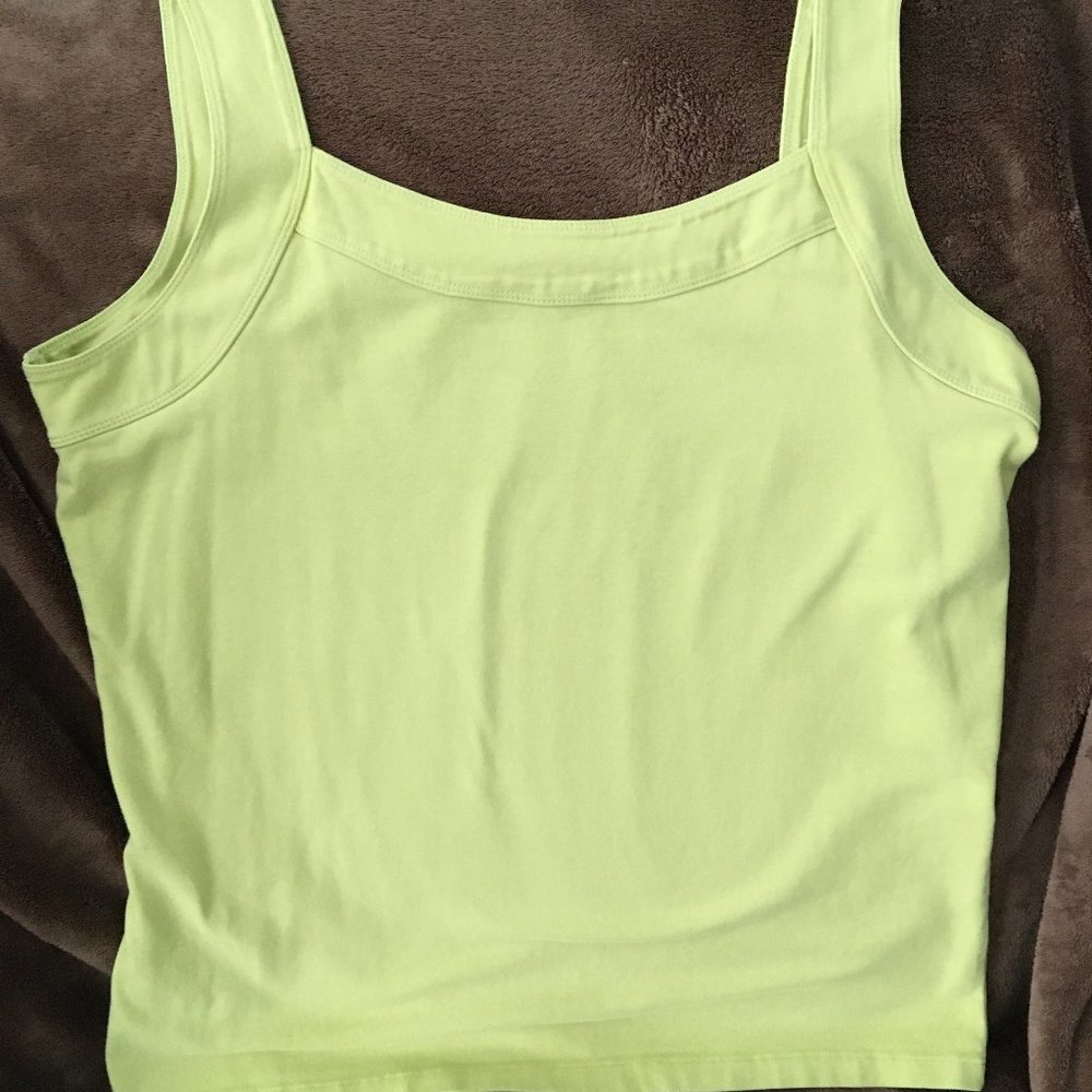 Talbots Apple Green Tank Top
